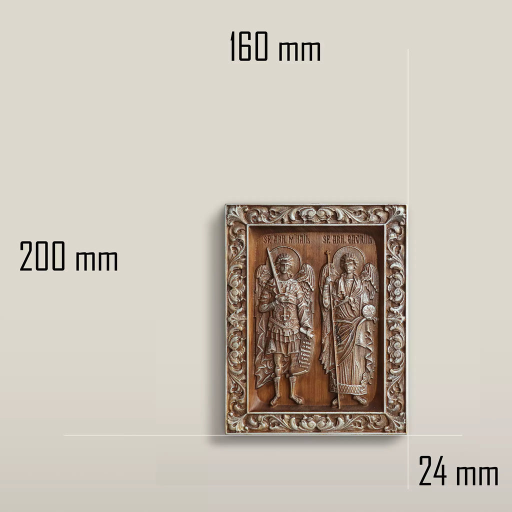 Dimension drawing of the small icon: 200 mm high, 160 mm wide, 24 mm deep