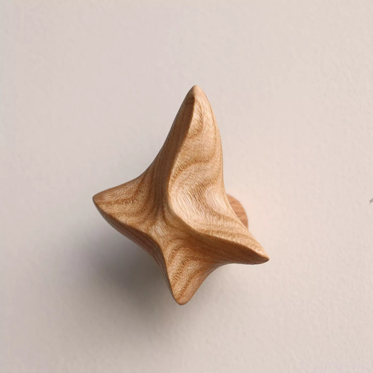 Star hook in the natural finish, showing its four points